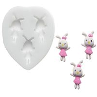 Silikomart Fondantform 3 Mini-Hasen