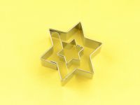 Ausstecher Stern mit Stern 5,5cm