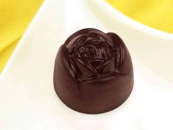 Chocolate mould rose