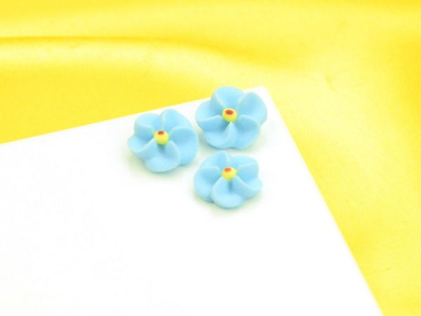 Forget-me-not sugar 25 pieces