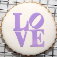 Tortenschablonen Set LOVE, 5cm und 8 cm