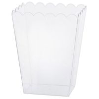 Schale Wellenrand hoch 15x19 cm