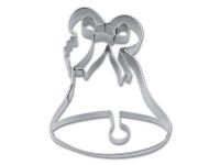 Plätzchen Ausstecher mit Prägung Glocke, 7,5 cm