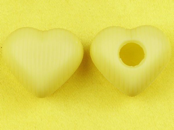 8 Folien Herz-Hohlkörper Medium Weiß