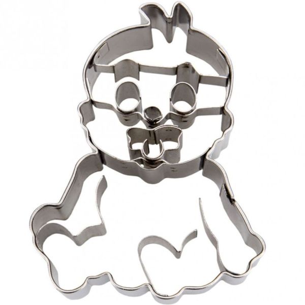 Plätzchen Ausstecher Baby 6,5cm aus Edelstahl