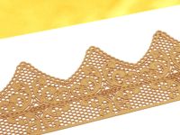 Cake lace decoration fantasy gold