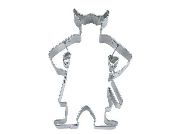 Plätzchen Ausstecher Wikinger 9 cm, Edelstahl