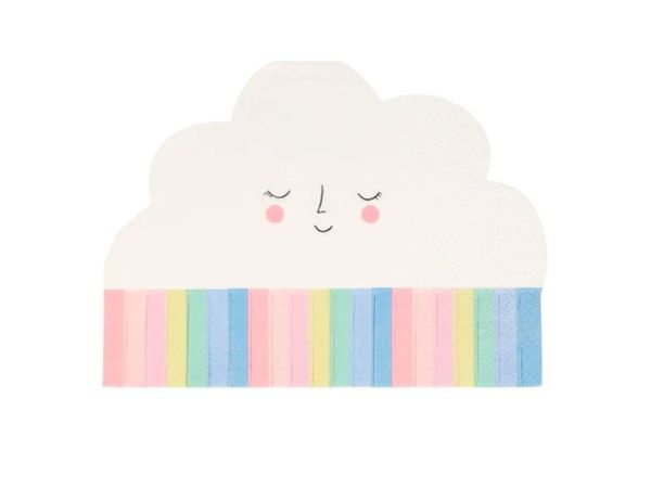 Meri Meri Servietten Baby Shower Wolke, ca. 16x12 cm, 20 Stk.