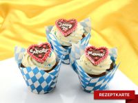 Oktoberfest Cupcakes Rezeptkarte