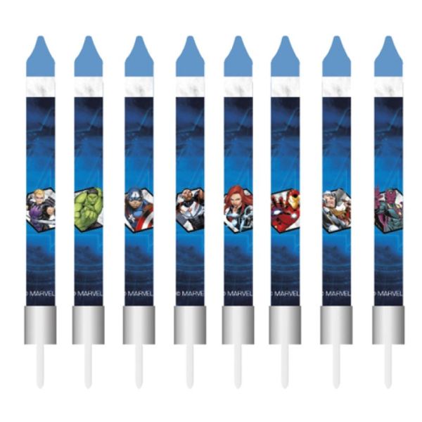 Geburtstagskerzen-Set Avengers, 8 Stk.