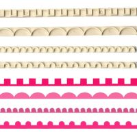 FMM Sugarcraft, Fondant-Ausstecher-Set Nr. 3, Dekorrand-Set, 4er