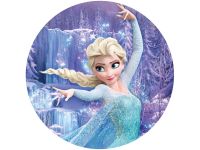 Fondant Paper Frozen Elsa, round 20cm