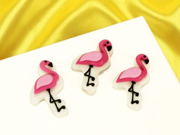 Flamingos flach Zucker 48 Stück
