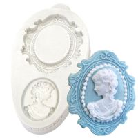 Fondantform Rahmen & Cameo Kamee 2