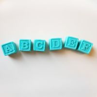 Fondantform Alphabetwürfel