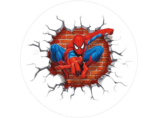 Fondant Paper Spiderman, round 20cm