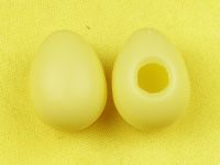 8 Folien Hohlkörper Mini-Eier Weiß
