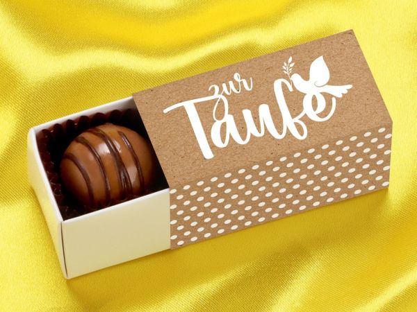 Chocolate Box for 2 pralines, Zur Taufe