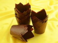 Muffin tulips brown 100 pieces