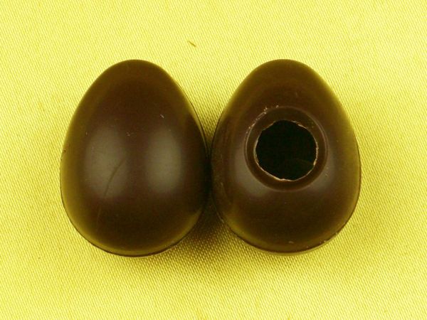 8 Folien Hohlkörper Mini-Eier Zartbitter