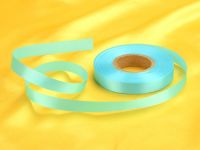 Satin ribbon baby blue 14mm; 30m GREENLINE