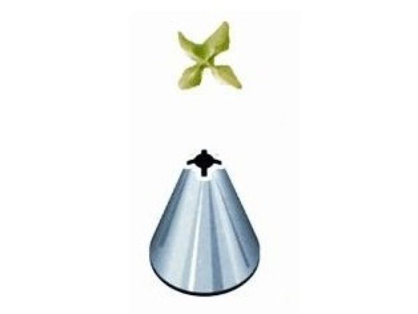 Decora Petaltülle Nr.77, klein, edelstahl