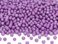 Weiche Zuckerperlen purple glimmer 100g