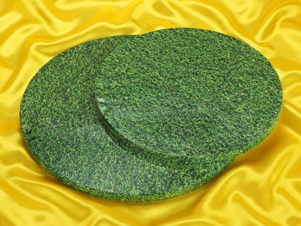 Cake Board circular 30cm grass 5 pieces