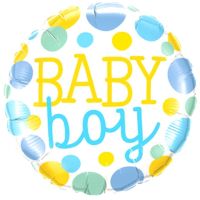Folienballon Baby Boy, 45 cm