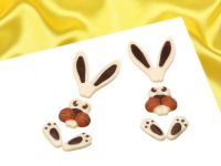 Chocolate decorations Easter bunnies 2pcs.