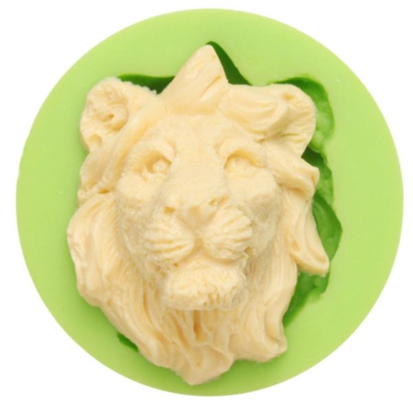 Fondantform aus Silikon Löwe
