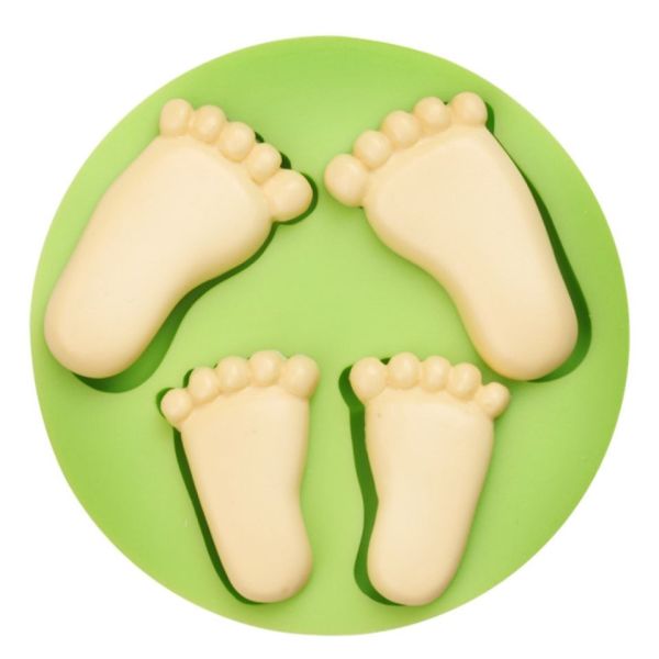 Fondantform Babyfüße, 10 cm