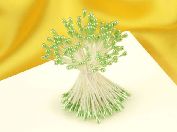 Flower Stamens green 120 pieces GREENLINE