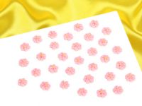 Blümchen Zucker rosa 32 Stück