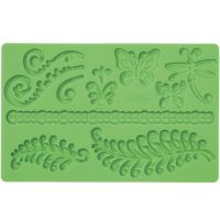 Wilton Fondantform Paisley & Schmetterling