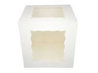 Cake box 25x25x25cm with window