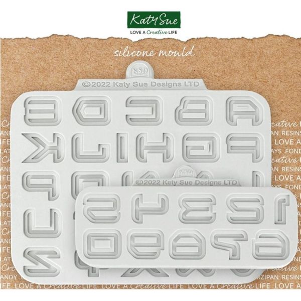 Fondantform Buchstaben Zahlen Science Fiction