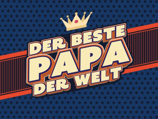 Tortenaufleder Der beste Papa der Welt 20x30cm