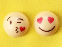 1 sheet half-shell of white Love, 40 pieces