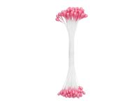 JEM Blütenpollen - pink glänzend - groß - 50 Stück