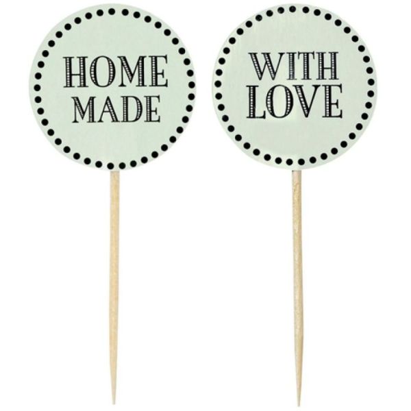 Miss Étoile Cupcakes Picker, WITH LOVE &amp; HOME MADE, 3,5 cm