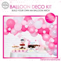 Ballongirlande Rosa 71 teilig