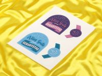 Fondant Paper Champagne Bottle Labels Geburtstag