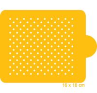 Schablone Polka Dots, Royal Icing & Airbrush, 16x18 cm