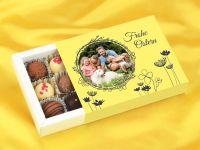 Packaging for 12 pralines; customized, Easter 7