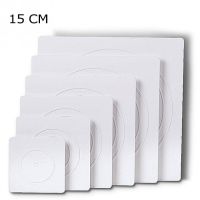 Wilton Tortenplatte, quadrat, 15 cm, mehrstöckige Torten (Stecksystem)