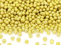 Soft sugar pearls gold 5mm 60g
