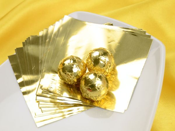 Wrapping foil gold 50 Sheets