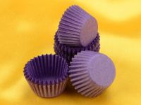 Pralinenkapseln 25mm violett 100 Stück