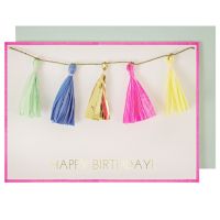 Meri Meri Karte Tassel Happy Birthday